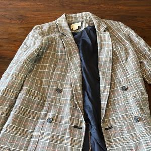 Anthropologie | Maeve Lilith Plaid Blazer Sz 0